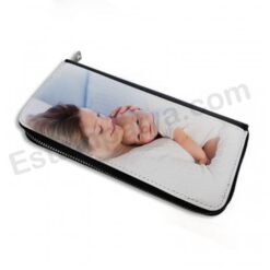 Billetera grande personalizada con cremallera