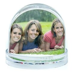 Bola de nieve personalizada con foto