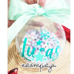 Bola Navidad Personalizada Fantasía