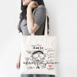 Bolsa nuestra profe personalizada