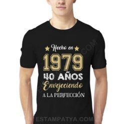 Camiseta cumpleaños envejeciendo a la perfección