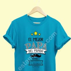 Camiseta el mejor papá del mundo pertenece a