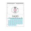 Calendario Pared personalizado diseño Estrellas - Imagen 2