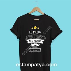 camisetas para abuelos personalizada con nombres de nietos