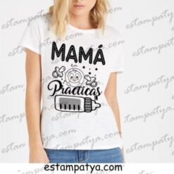 Camiseta mamá en prácticas