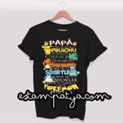 Camiseta papá pokemon favorito