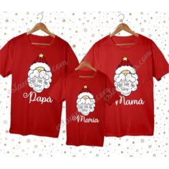 Camisetas Navidad Familia Papá Noel