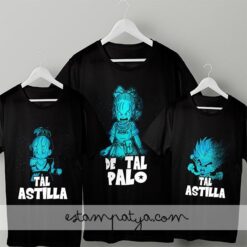Camiseta para mamá de tal palo tal astilla dragón ball