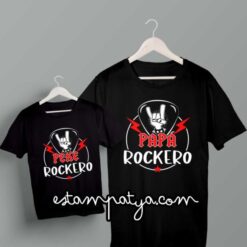 Camisetas Papá Rockero