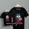 Camisetas super papá capitán america