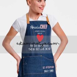 Delantal Abuela Chef personalizado