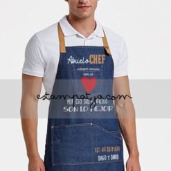 Delantal Abuelo Chef personalizado