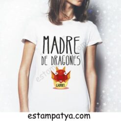 Camiseta Madre de Dragones personalizada con nombre