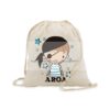 Mochila de algodón para invitados diseño Pirata - Imagen 2