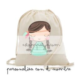 Mochila de algodón para invitados diseño India