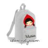 Mochila mini personalizada caperucita new - Imagen 2