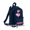 Mochila mini personalizada flamingo marino