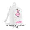 Mochila mini personalizada flamingo