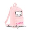 Mochila mini personalizada gatita lazo - Imagen 2