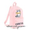 Mochila mini personalizada mapache rosa