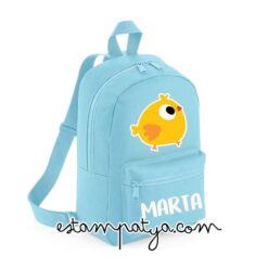 Mochila mini personalizada pollito