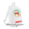 Mochila mini personalizada zorro con bufanda 2