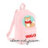Mochila mini personalizada zorro con bufanda 1