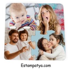 Puzzle posavasos personalizado con foto