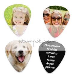 Pack 4 púas personalizadas
