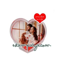 Bola corazón con corazones personalizada