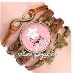 Pulsera Super Profe personalizada