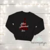Sudadera navideña arbol personalizada con nombre