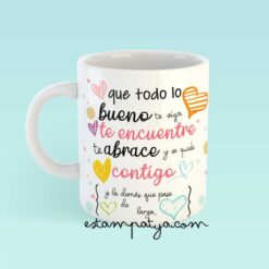 Taza Amigas que lo bueno te siga