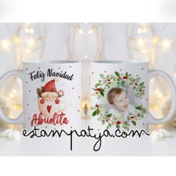 Taza Feliz Navidad Abuelita o Abuelito