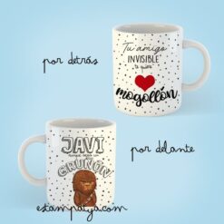 Taza amigo invisible Gruñón