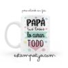 Taza papá tus besos lo curan todo