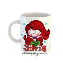 Taza Sirenita Personalizada