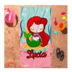 Toalla personalizada princesas