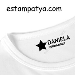 Sello textil personalizado "Estrella"