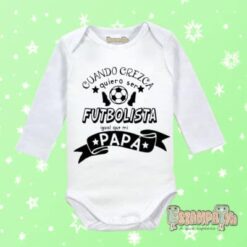 Body de Mayor quiero ser Futbolista como mi Papi