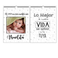 Calendario Pared personalizado diseño Estrellas
