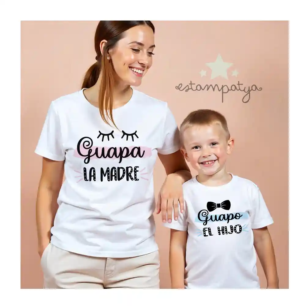 Camisetas madre e hijo guapos 😍⋆ Estampatya