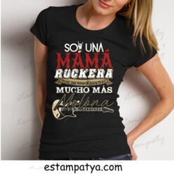 Camiseta mamá rockera