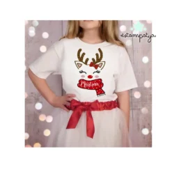 Camiseta Navidad "Reno Personalizada"