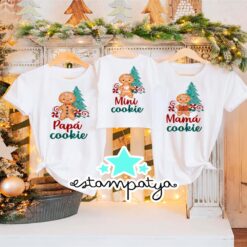 Camisetas Navideñas familia cookie