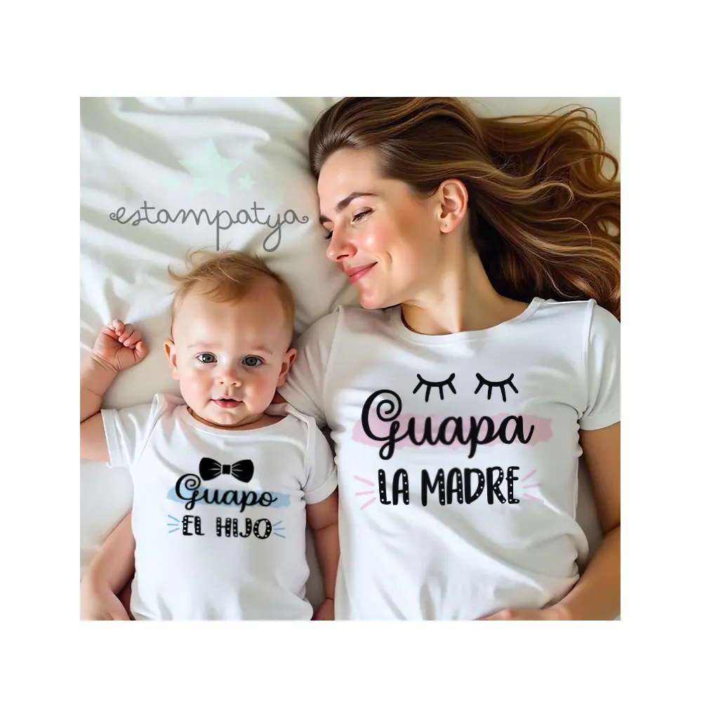 Camisetas madre e hijo guapos 😍⋆ Estampatya