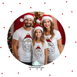 Camisetas Navidad Familia Noel