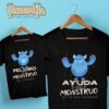 Camisetas para Papá ayuda he creado un monstruo que me tiene enamorado