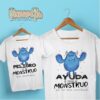 Camisetas para Papá ayuda he creado un monstruo que me tiene enamorado 1