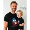 Camisetas super papá capitán america 3